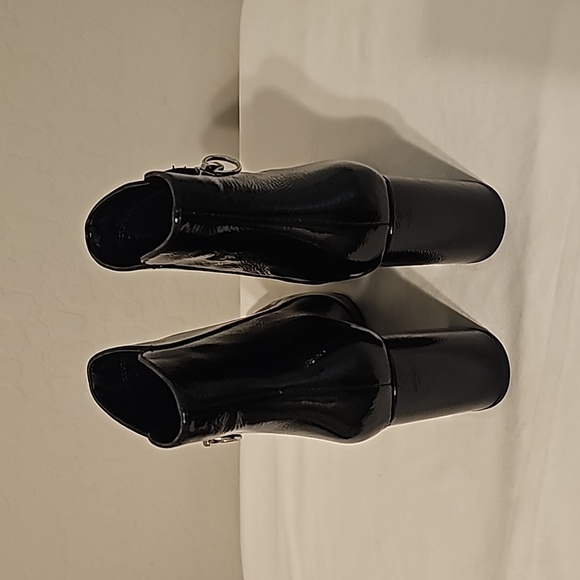 NWOT Nine West Black Patent Bootie - Picture 3 of 4